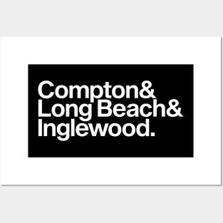 Compton, Long Beach, Inglewood Posters and Art